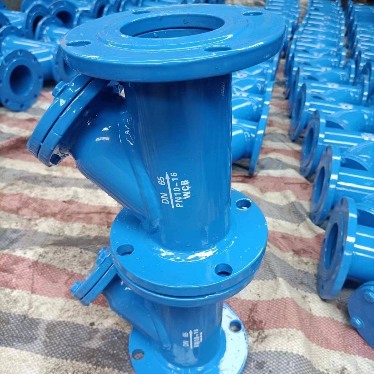 Y型过Y型4滤器GL1H-16Q过器球墨铸铁滤管滤道焊接材质滤网Y型过器