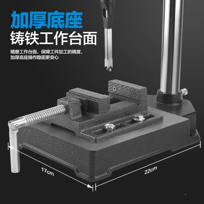 工实木方机小型多功能家用台式榫台钻木工孔机方眼钻木88424孔方