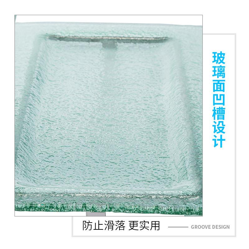 不锈钢三层蛋糕架架架配玻璃寿司861点心自餐食物展示甜品摆台果