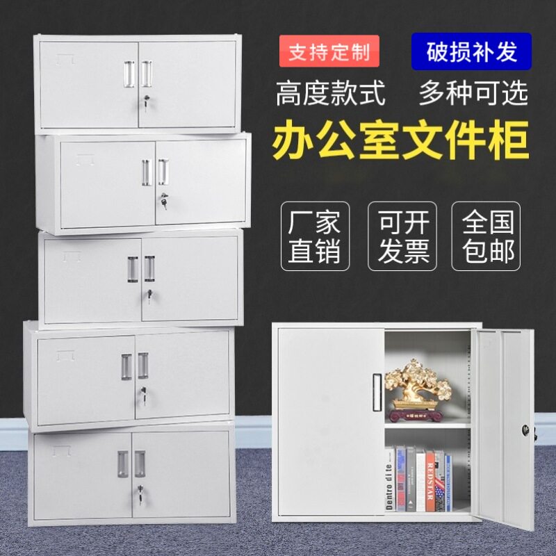 钢制带锁文件柜办公财务档案图片