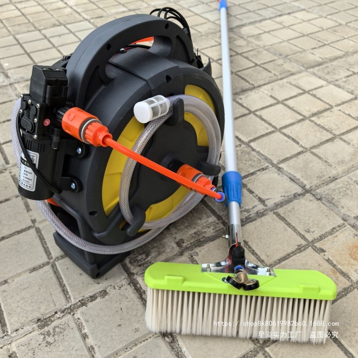 12V/24V车载高压洗车机长杆通水