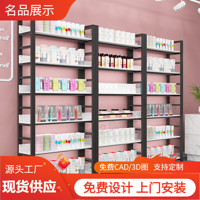 简易超市便利店钢木货架