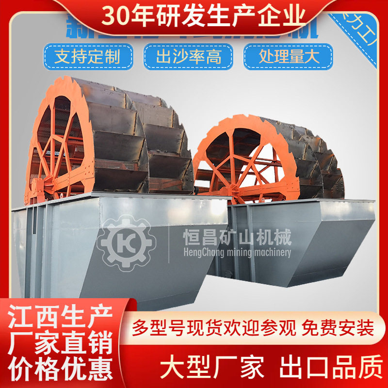 螺旋式洗砂脱水一体机全套设备