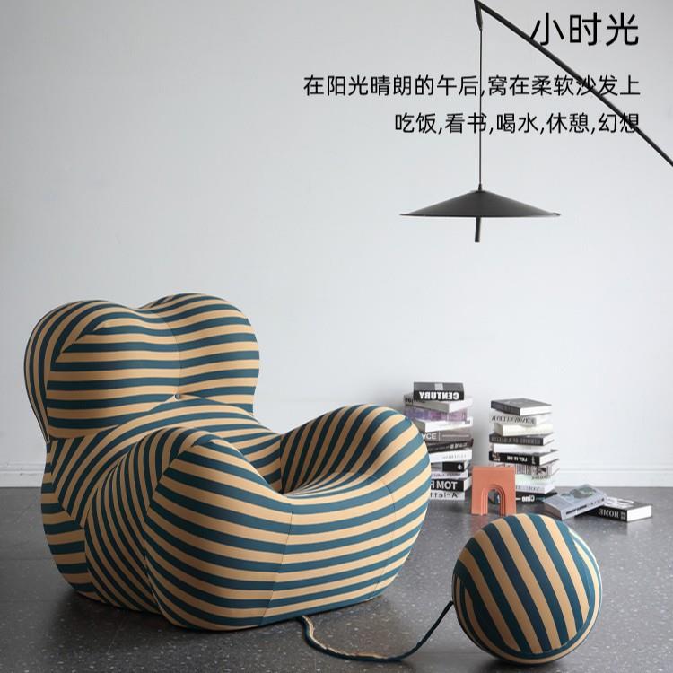 超大懒3001人沙休闲单沙发解布人压沙发妈发妈的怀抱沙发椅小沙发