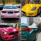 冰阳电膜光金属银车车贴车车身哑光改色全车衣保汽护1.52m 18膜贴