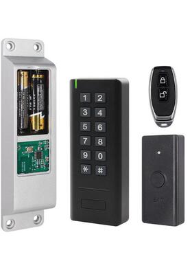 S1免布线门系禁统一体WS1-A9套机无线刷卡锁门禁机门电W插锁密码