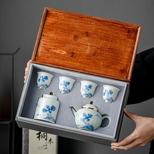 御泉源头厂家家用带干泡盘全套功夫茶具套装中秋礼品定制