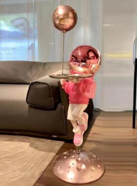 宇V航员家大型落地摆件居样客厅板间展厅酒店KT售楼处摆设JR20205