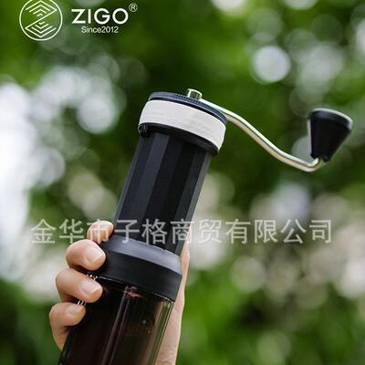 zigo手摇磨豆机202年新款咖动KIL啡研芯磨器手磨豆器陶瓷芯4钢可