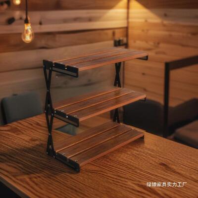 户外置物架可三叠折10022760便携架式电脑桌整理架电竞桌搭层收纳