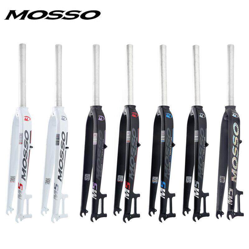 新款MOSSO 超轻硬叉MD3 M3 M5 26 27.5 29寸纯碟V刹山地车前叉A柱