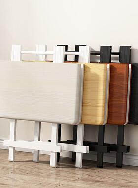 折叠简家用吃饭桌折叠易桌小户YMI型餐桌椅组合手提式小桌子子宿