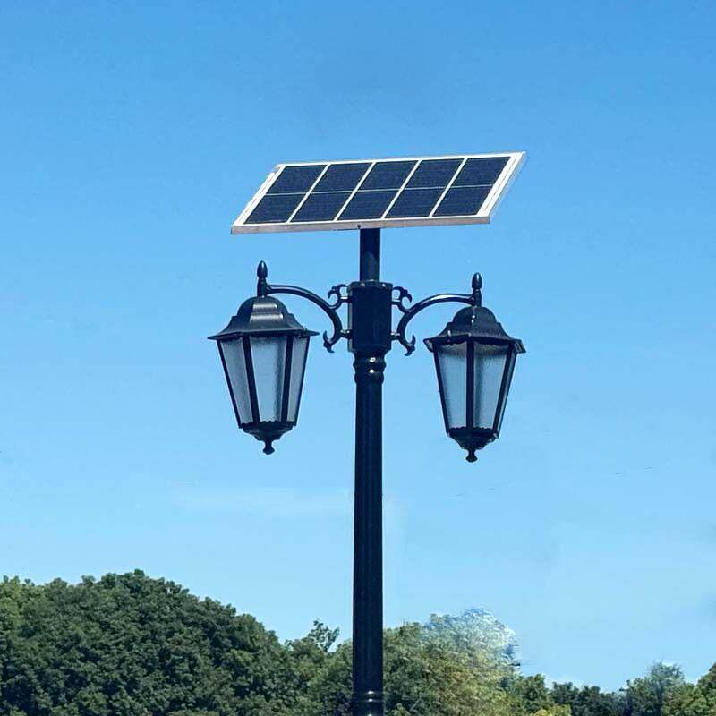 太能欧式庭头院1灯led户外防水小院区花园别墅子双杆阳景观灯