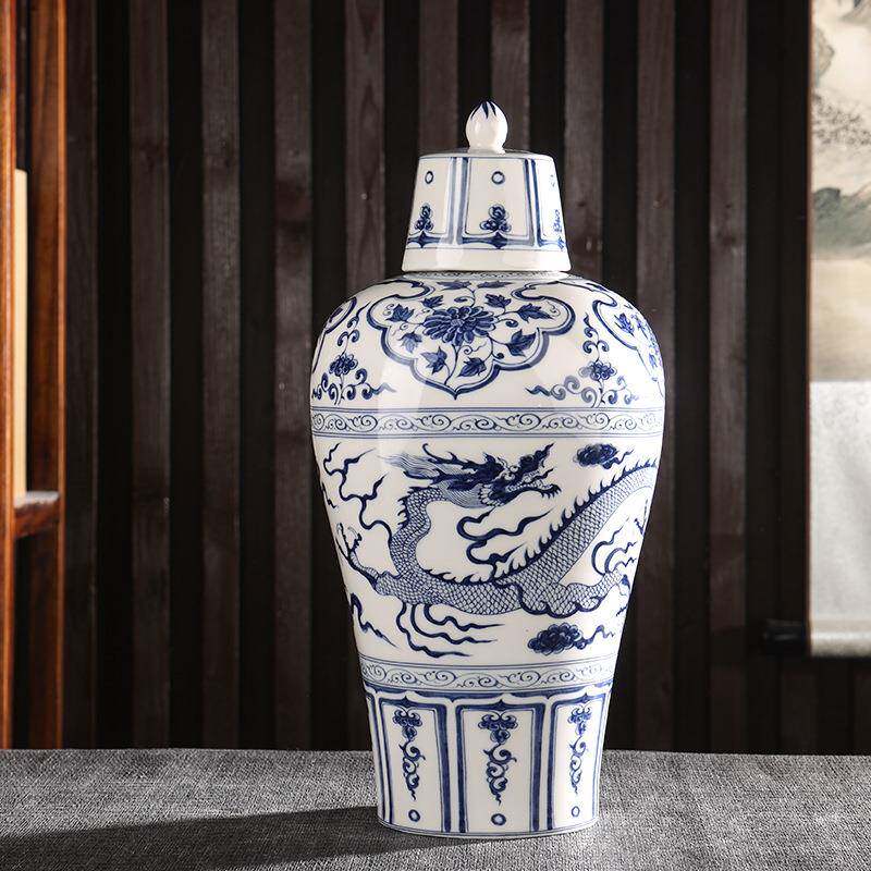 青花陶瓷酒坛子3_5_10斤装白酒瓶空瓶家用密封空酒瓶酒坛罐