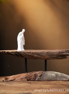 风化木底座陶瓷物佛根像底座创意木雕实木枯自然禅意摆人01件装饰