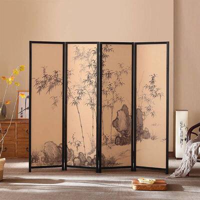 动办公室书屏风SDJJ0619隔断客厅家居新中可式可移酒店办公房折叠