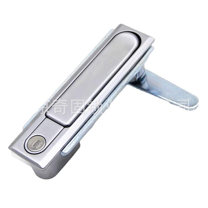 机箱机柜门锁MS818-1加长亚光锁大方锁A-480-1配电箱平面摇把锁