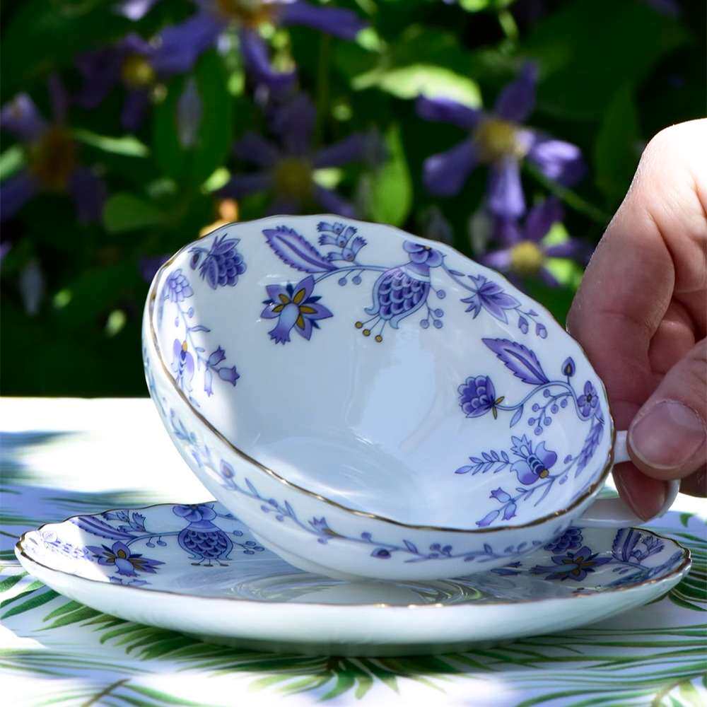 英式下午茶杯 茶具 骨瓷手工描金咖啡杯碟