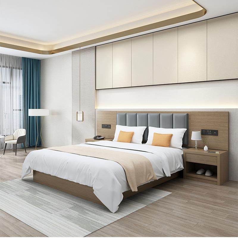 酒店家具标单间全套床宾馆民宿床旅馆客房双人床公寓民宿宾馆床