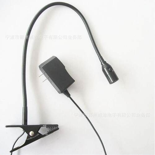 1w220vLED夹子灯金属阅读台灯机床夹子工作灯学习阅读LED灯