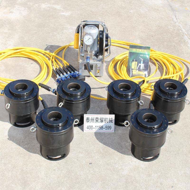 销售M80M90M105手动电动同步自动复位螺栓螺母拆卸预紧液压拉伸器