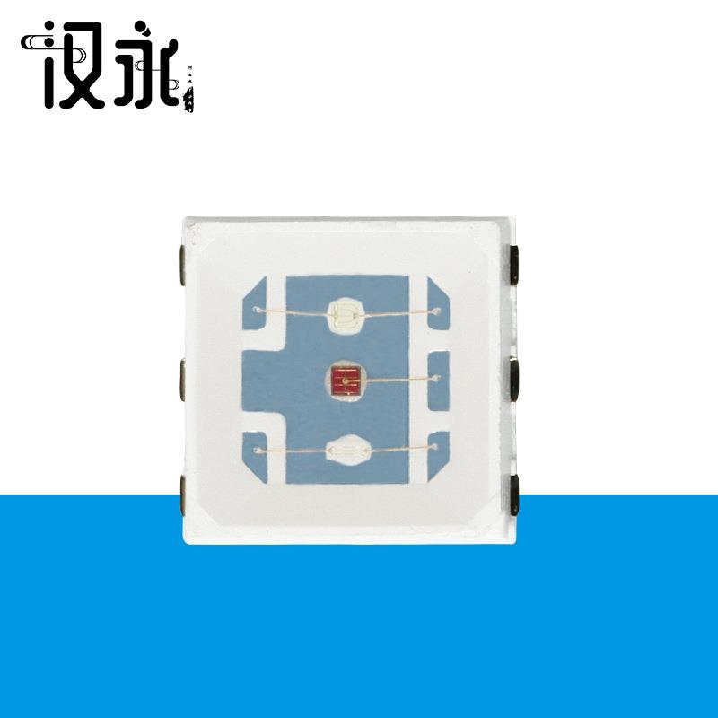 5054LED灯珠灯芯1.5W3V并联LED灯珠全彩RGB光源