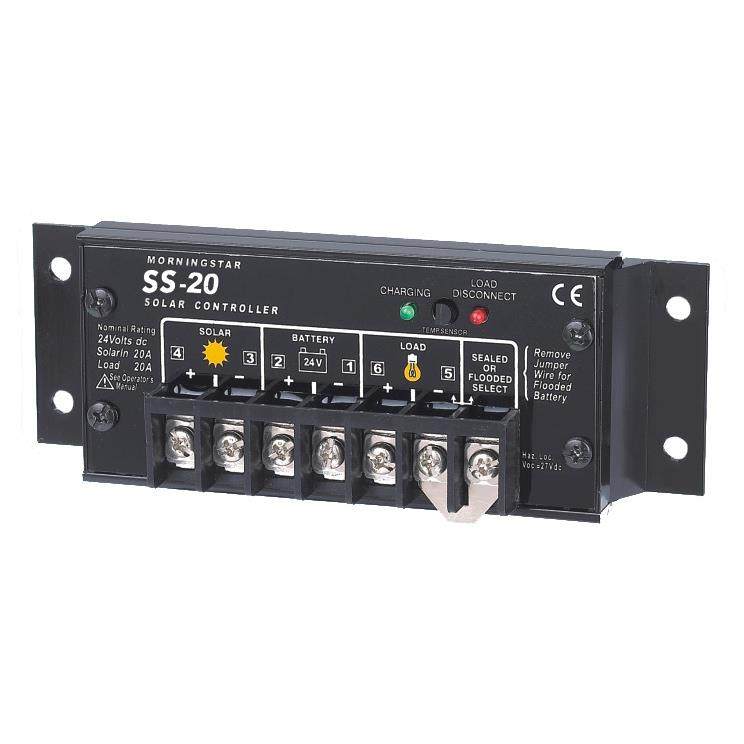 保护器太阳能控制器SS20太阳能充放电控制器12V可供蓄电池用
