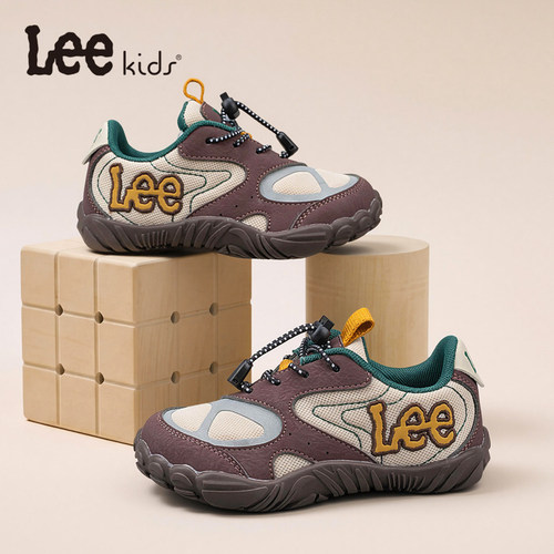 LeeKids男女童赤足运动跑步鞋