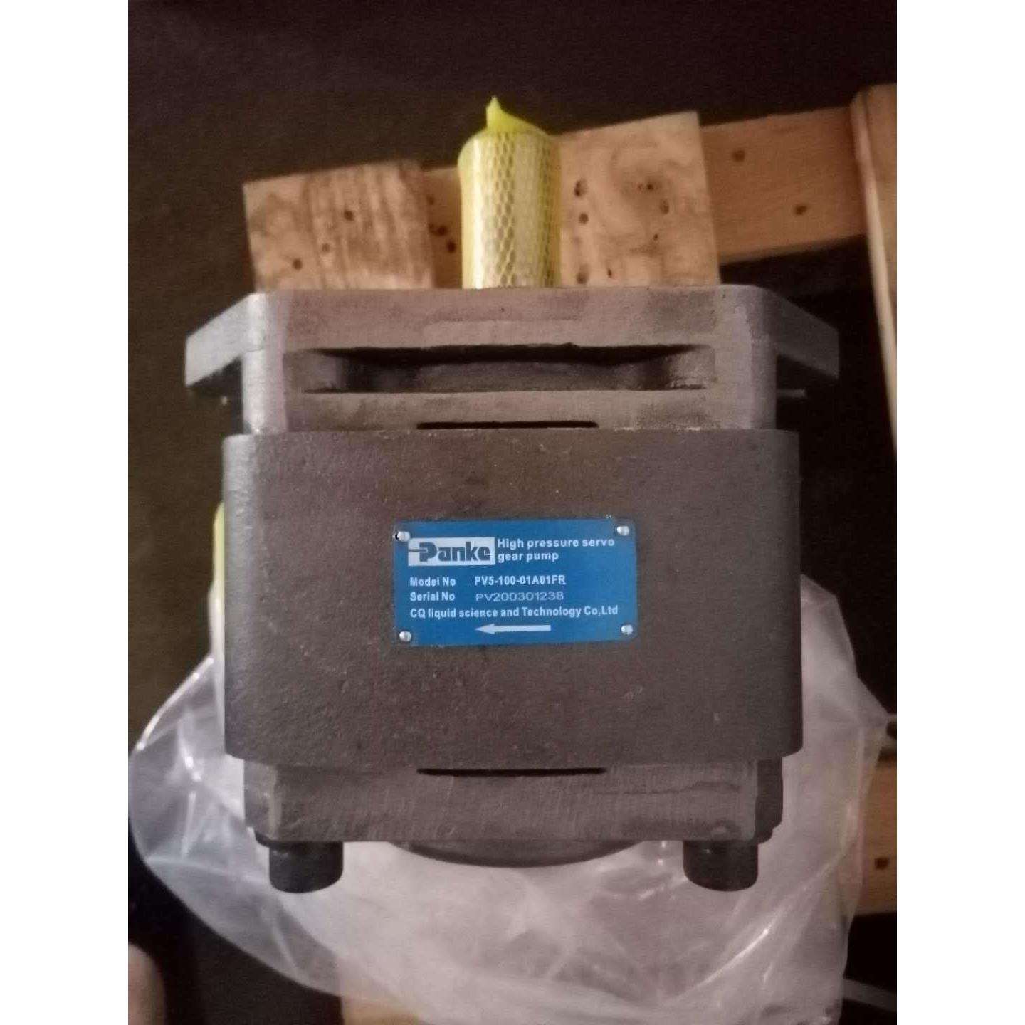 果筐注塑机PANKE齿轮泵PV5-100-01A01FR液压泵内啮合齿轮泵大量现