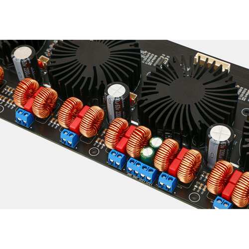 TPA3255 八声道数字 D类大功率功放板300W*8（风扇款）