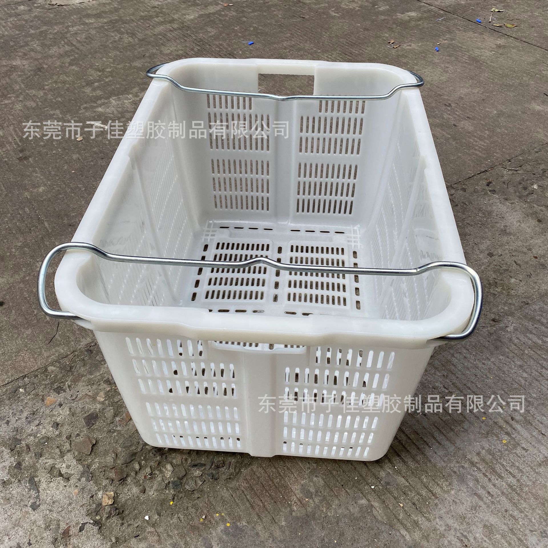 735*503*385电商分拣配货框 加厚可套叠周转萝