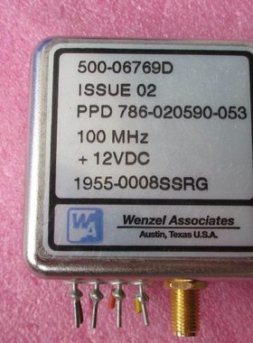 美国 Wenzel Associates PPD786-020590-053 OCXO 100MHz恒温晶振