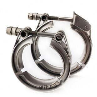 排气管卡箍不锈钢法兰消声器抱箍公母接头卡盘喉箍涡轮卡子厂家货