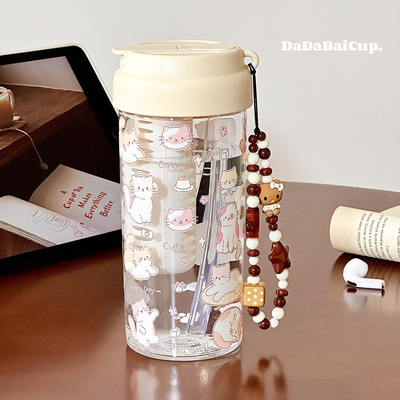 一杯双饮随手杯泡茶耐高温初中生