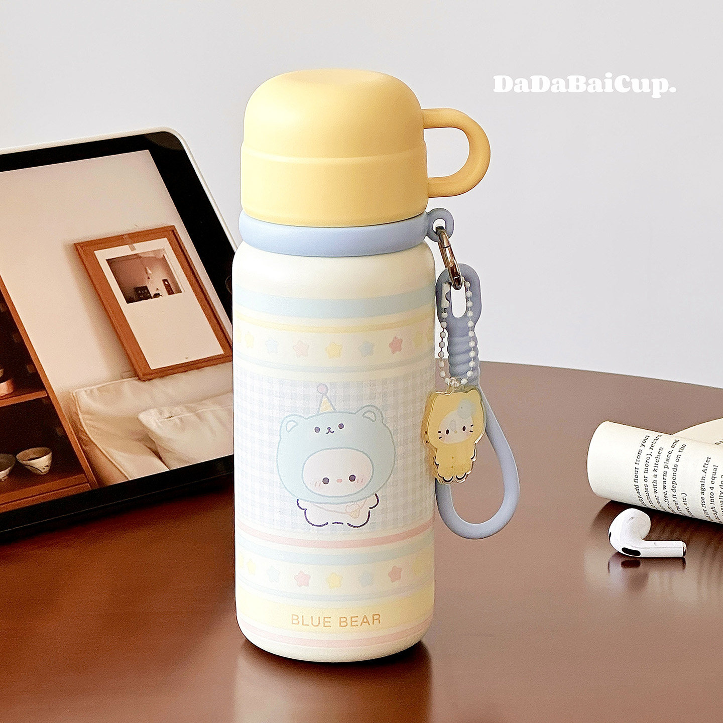 泡茶杯子保温杯女生高颜值2026新款茶水分离316不锈钢水杯小熊ins,餐饮具,保冷/保温杯,淘宝优惠券,粉丝福利购,淘宝优惠卷