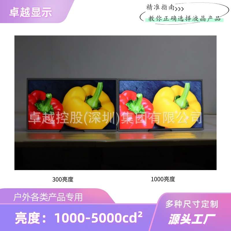 32寸户外高亮液晶屏/户外显示屏/高亮度显示器/高亮度触摸屏/模组
