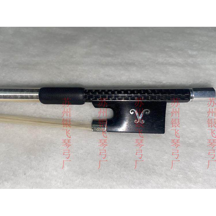 包邮格纹蒙古白马尾花格子小提琴弓乌木山羊尾库碳纤维儿童演奏