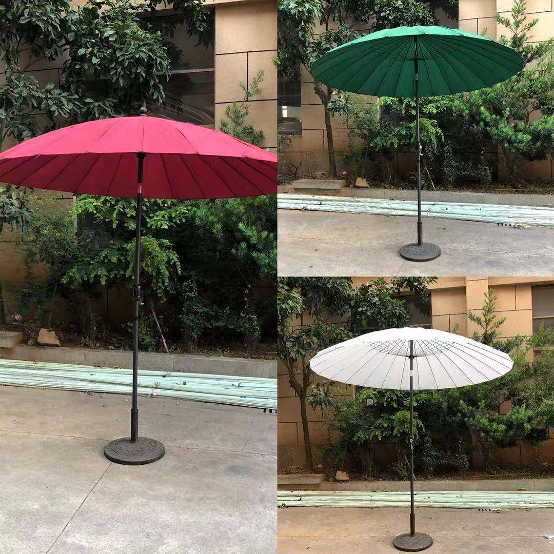 户外遮阳伞别墅庭院伞阳台花园大太阳伞室外露台铁中柱24K手摇伞,纺织面料/辅料/配套,纺织机械配件,淘宝优惠券,粉丝福利购,淘宝优惠卷