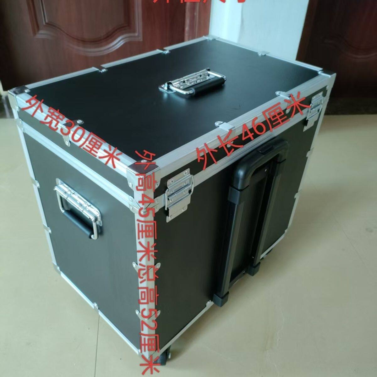 家具维修大号多功能加厚铝合金电动工具拉杆箱结实定制耐用工具箱