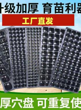 育苗穴盘盘蔬菜育苗芹菜香菜育苗穴盘水平稻种规格厚穴盘盘园各林
