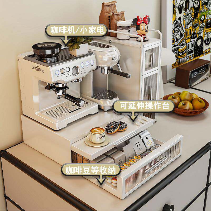房加厚厨金属咖啡机能置物架台面功ZM064-2调多味瓶吧台双层收纳