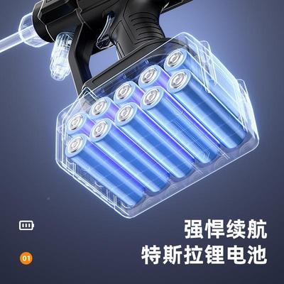 家用洗车浇花电无线高锂压洗机洗54227车神充电车高压水枪锂电洗