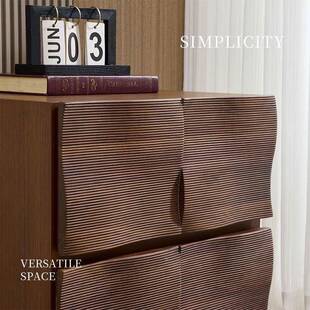 古风实木LFF斗柜涟漪组头合柜卧现代电视柜简约厅客餐边模块床柜