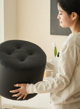 小凳子鞋家用用客厅CXF茶几矮沙发椅凳轻奢圆凳儿童凳耐软座皮墩