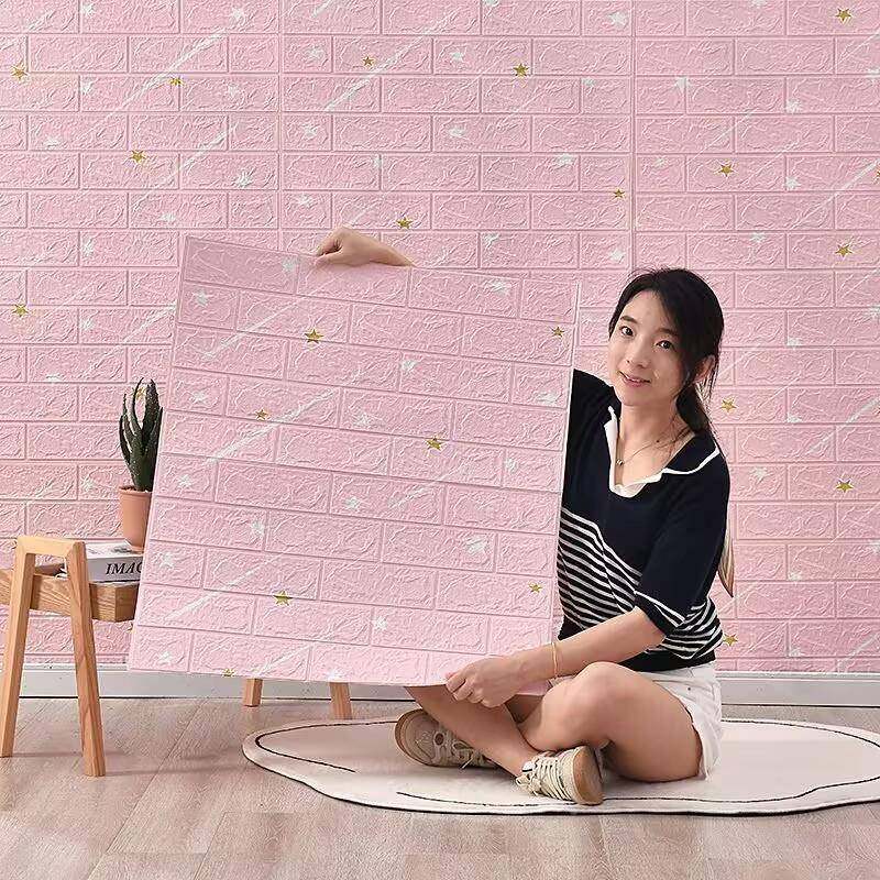 墙自粘卧室温馨防水防潮可擦墙装纸饰壁纸贴洗纸背景XX851911墙网,家居饰品,软装墙贴,淘宝优惠券,粉丝福利购,淘宝优惠卷