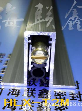 窗五金T型门底自门动降升61720X隔音密封条HL-T2M