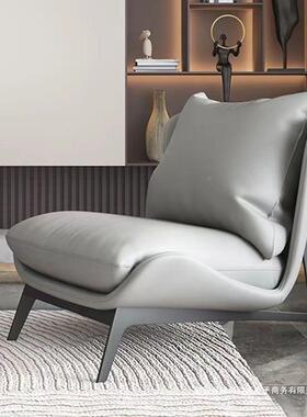 北欧单人发椅现简约设艺术GVQ阳代台计异形沙休闲乳胶网红款懒人