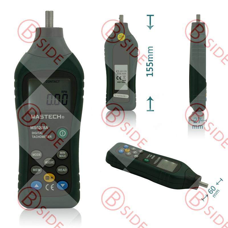 直销MS6208B非接触式转速仪数据保持电压检测