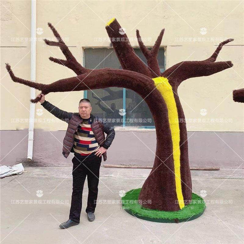 绿雕仿真绿雕春节元旦造型工艺绿雕大型仿真动物假树假山绿雕景区