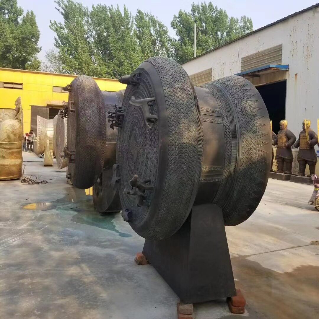 门当花鼓不锈钢小鹿林苑景观动物雕塑镂空发光摆件城市地标浮雕